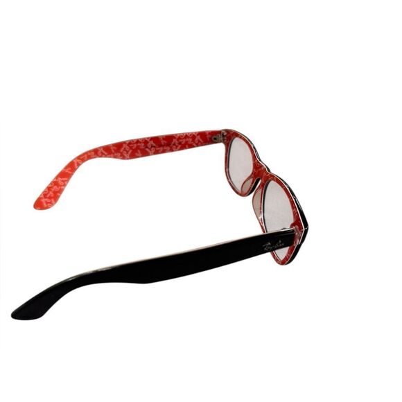 Ray-Ban Eyeglasses Frames RB5184 2479 Black Orange Round Full Rim with case - Picture 9 of 10